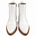 Royal White Heritage Ankle Leather Zipper Boot