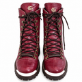 Handmade Cherry Boot with Premium Lace-Up Boots